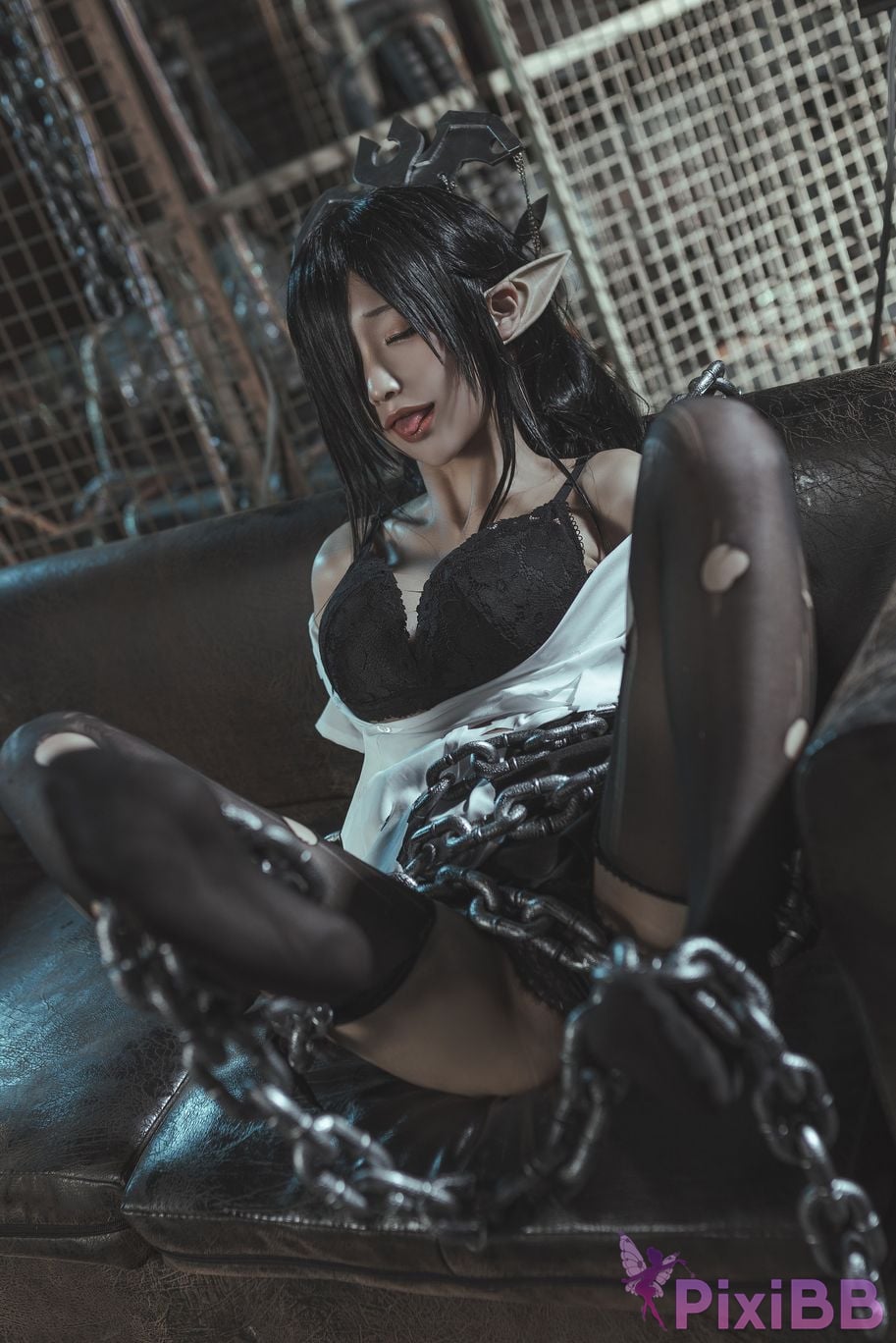 Coser chunmomo chunmomo Black Beast Queen PixiBB.COM 053