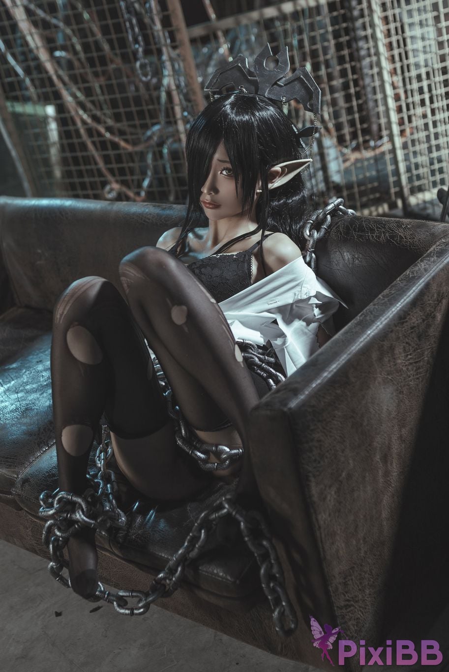 Coser chunmomo chunmomo Black Beast Queen PixiBB.COM 054