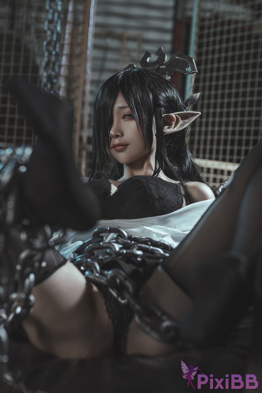 Coser chunmomo chunmomo Black Beast Queen PixiBB.COM 057