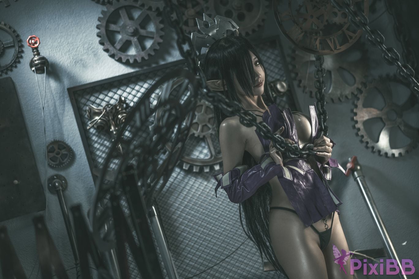 Coser chunmomo chunmomo Black Beast Queen PixiBB.COM 081