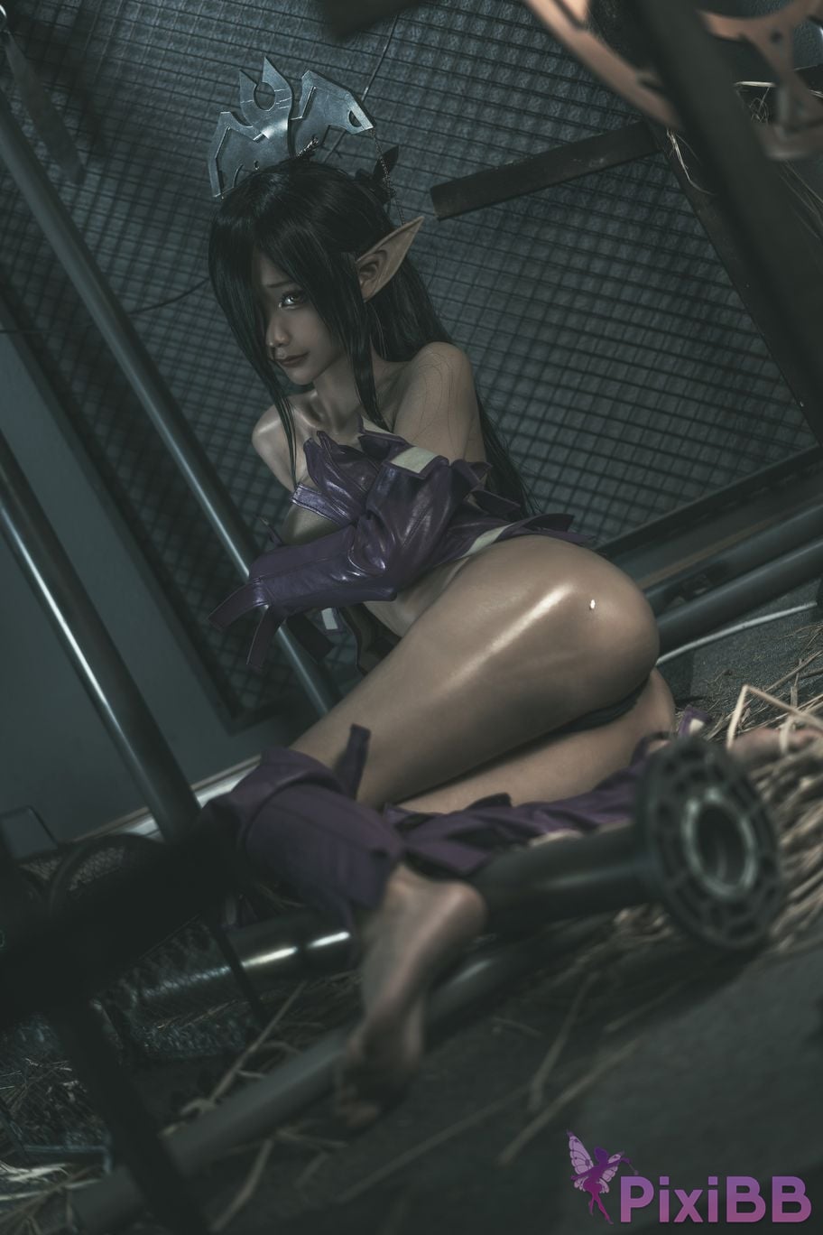 Coser chunmomo chunmomo Black Beast Queen PixiBB.COM 082