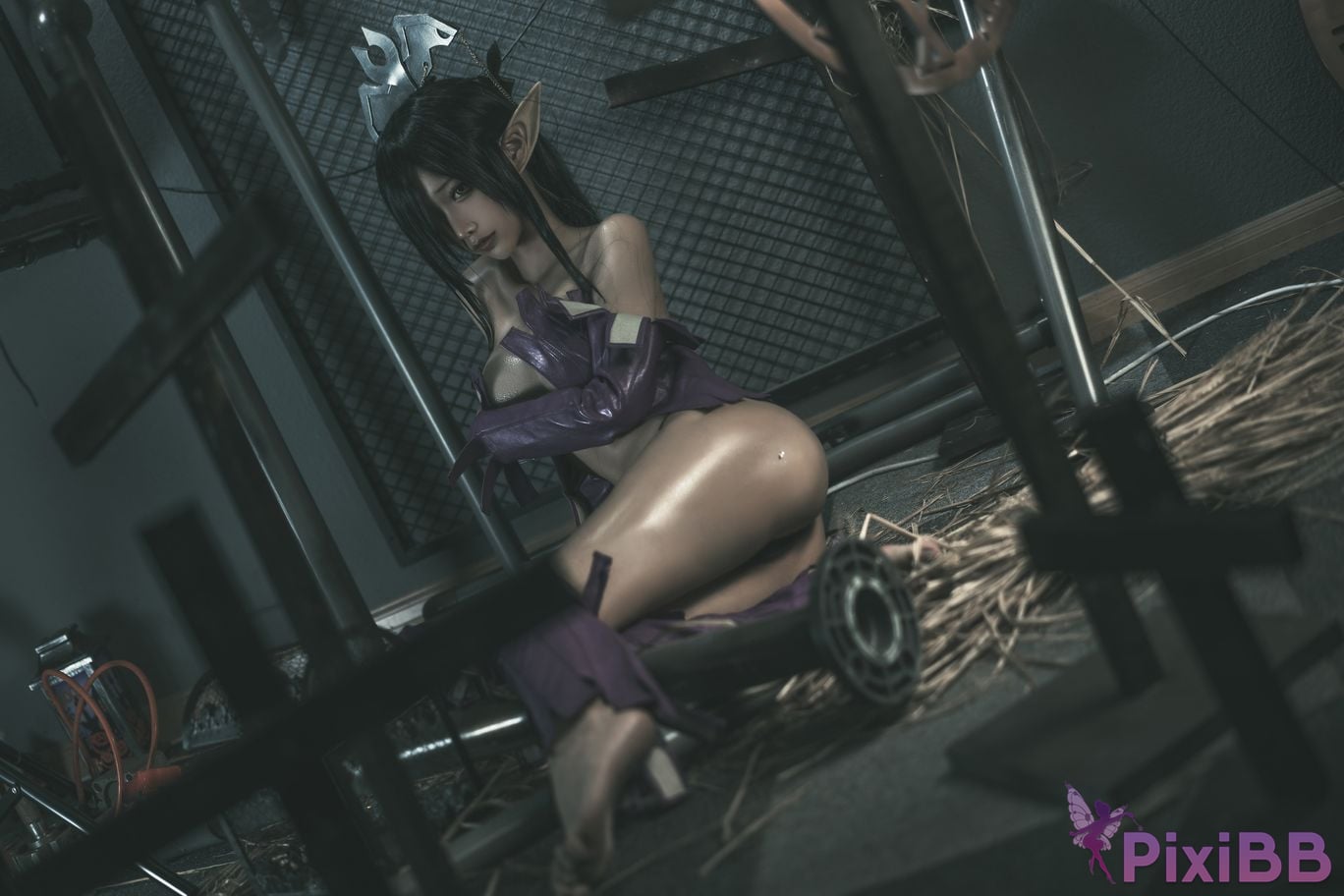 Coser chunmomo chunmomo Black Beast Queen PixiBB.COM 083