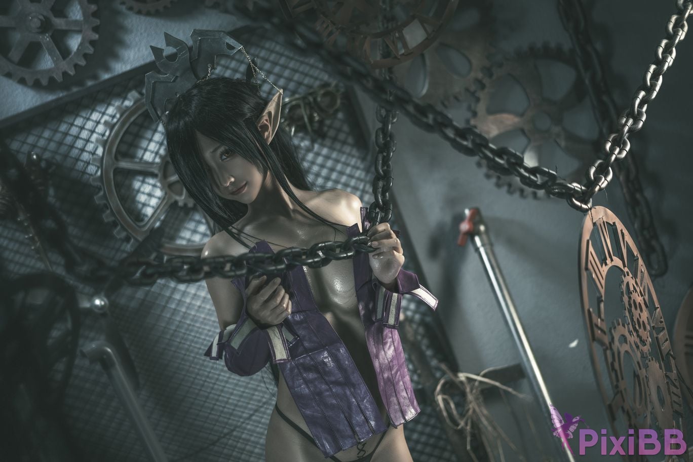 Coser chunmomo chunmomo Black Beast Queen PixiBB.COM 093