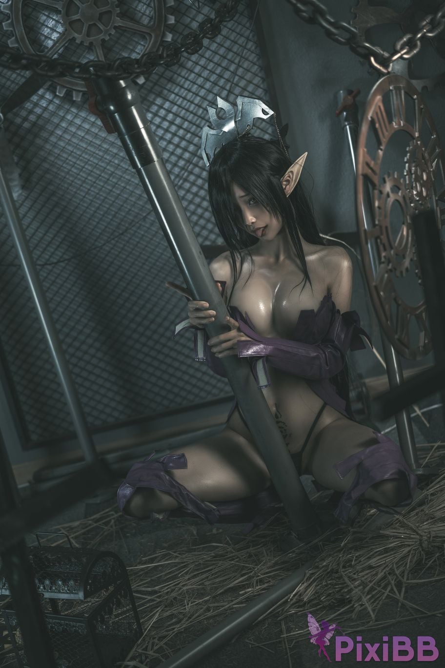 Coser chunmomo chunmomo Black Beast Queen PixiBB.COM 114