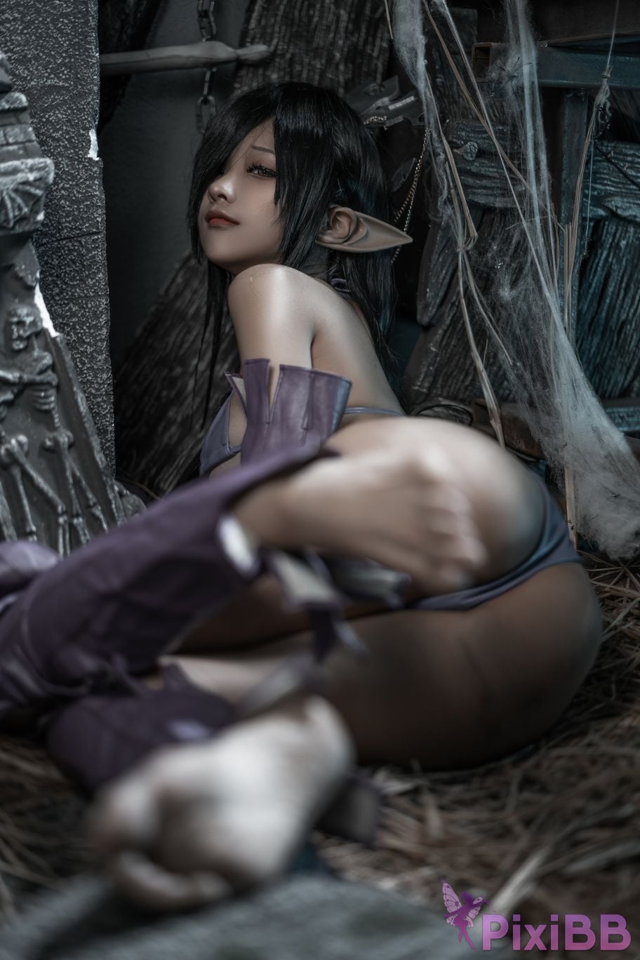 Coser chunmomo chunmomo Black Beast Queen PixiBB.COM 124