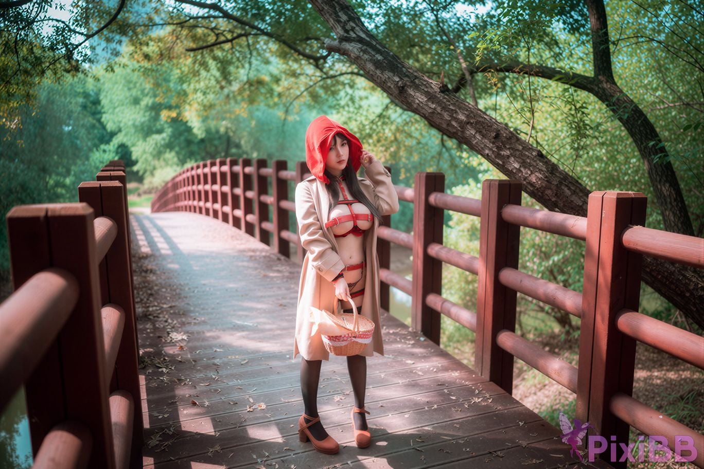 AI Enhanced DJAWA Photo DDiDDi Cheeky Red Riding Hood PixiBB.COM 008
