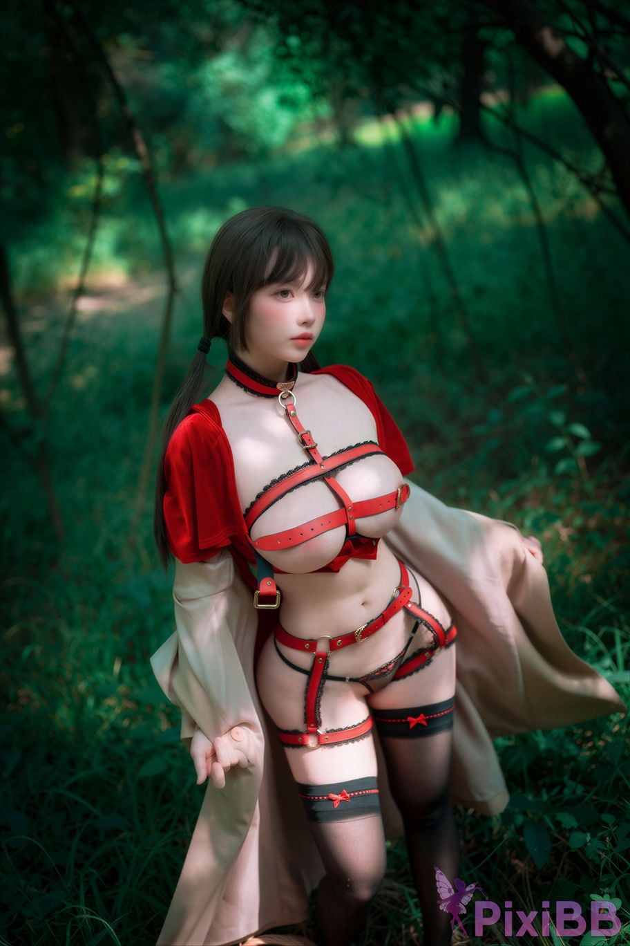 AI Enhanced DJAWA Photo DDiDDi Cheeky Red Riding Hood PixiBB.COM 014