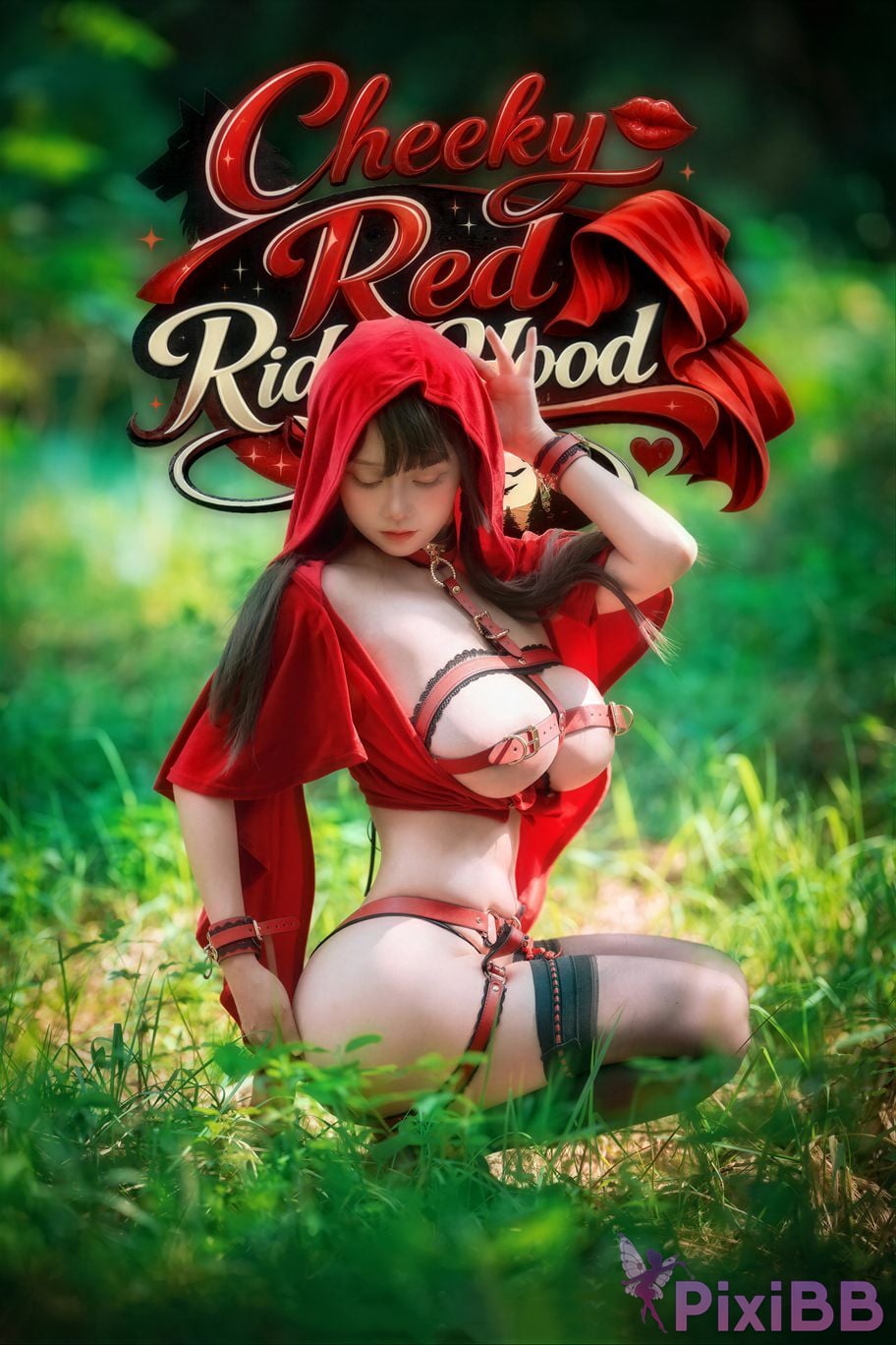 AI Enhanced DJAWA Photo DDiDDi Cheeky Red Riding Hood PixiBB.COM 111