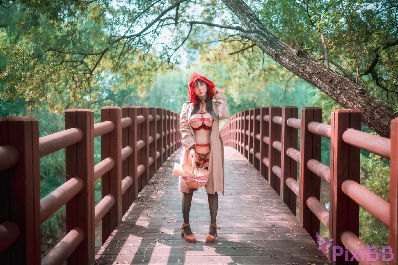 AI Enhanced DJAWA Photo DDiDDi Cheeky Red Riding Hood PixiBB.COM 129