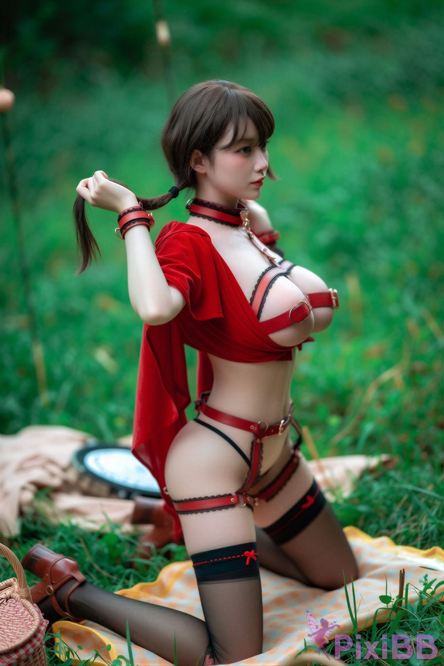 AI Enhanced DJAWA Photo DDiDDi Cheeky Red Riding Hood PixiBB.COM 143