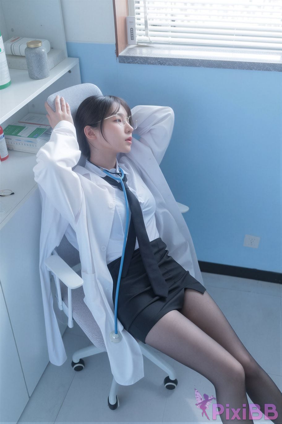 AI Enhanced Yeha Your Majesty School Nurse PixiBB.COM 071