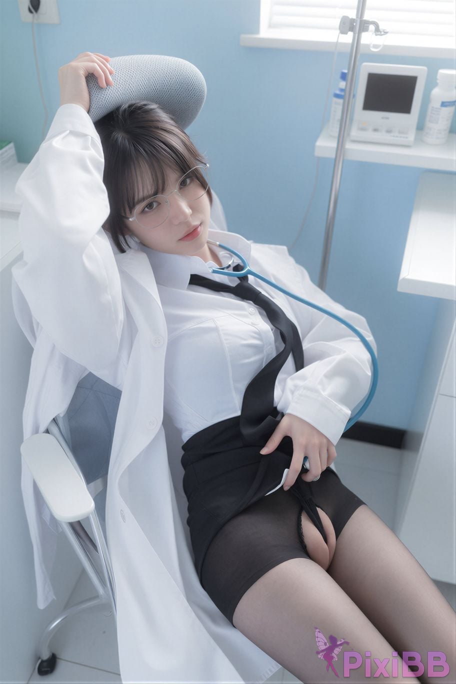 AI Enhanced Yeha Your Majesty School Nurse PixiBB.COM 111
