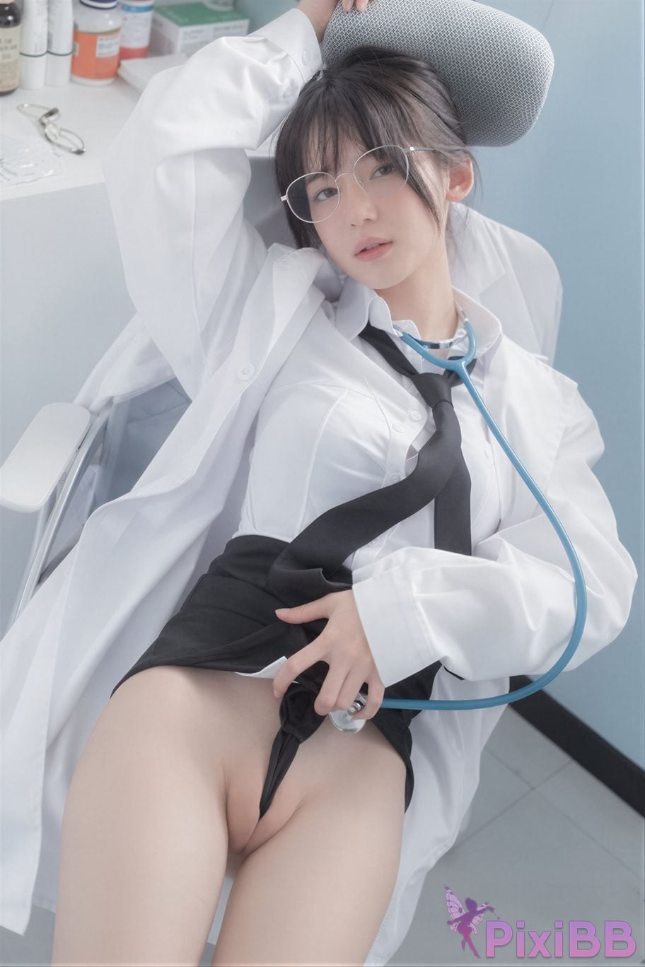 AI Enhanced Yeha Your Majesty School Nurse PixiBB.COM 122