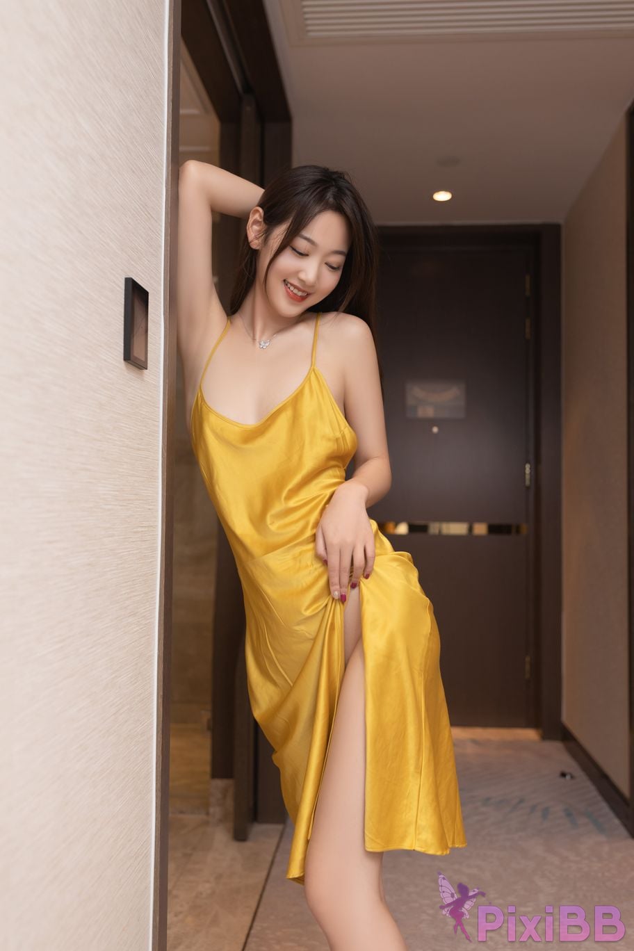 No watermark for in app purchases Tang An Qi Anqi vacuum lace panties PixiBB.COM 046