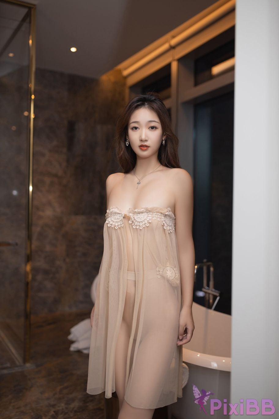 No watermark for in app purchases Tang An Qi Anqi Gauze vacuum stockings PixiBB.COM 032