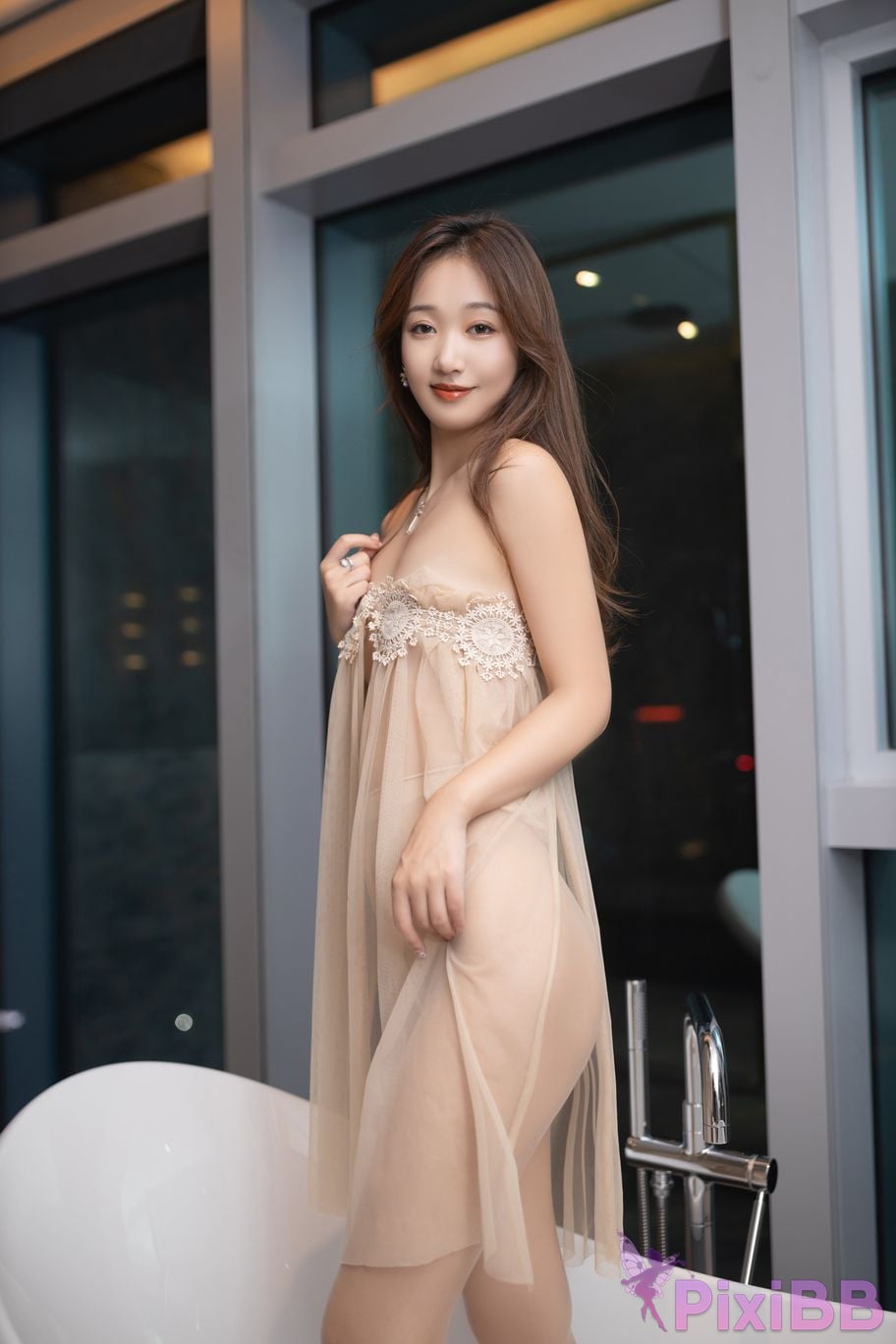 No watermark for in app purchases Tang An Qi Anqi Gauze vacuum stockings PixiBB.COM 043