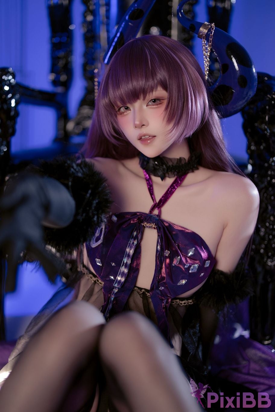 Cosplayer Island fish azur lane queen anne The call of secret embrace PixiBB.COM 019