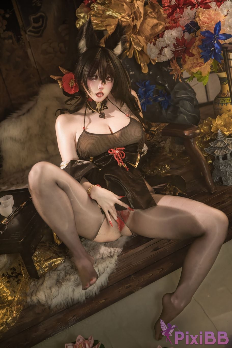 Cosplayer soso swish azur lane Omi PixiBB.COM 008
