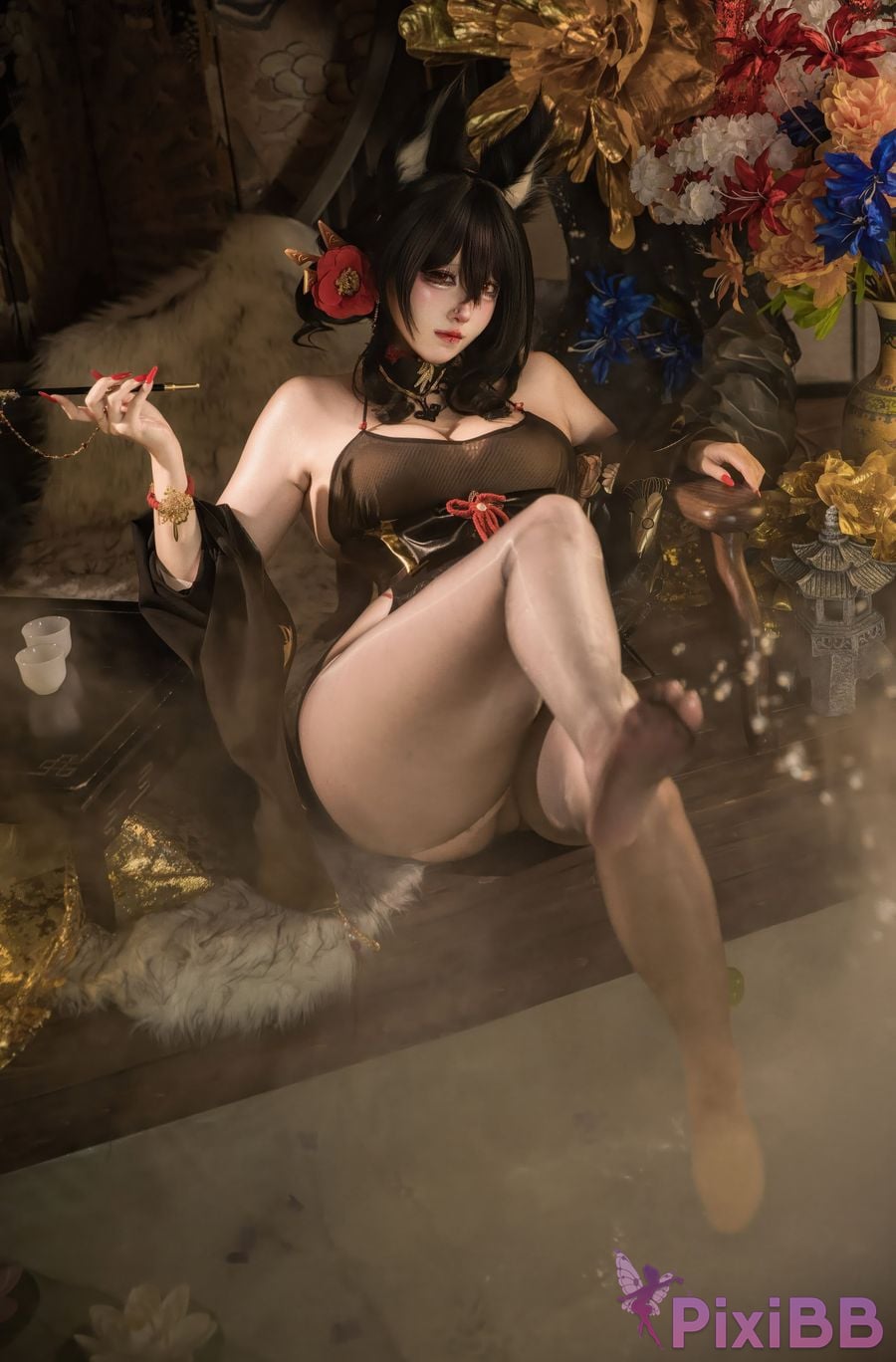 Cosplayer soso swish azur lane Omi PixiBB.COM 016