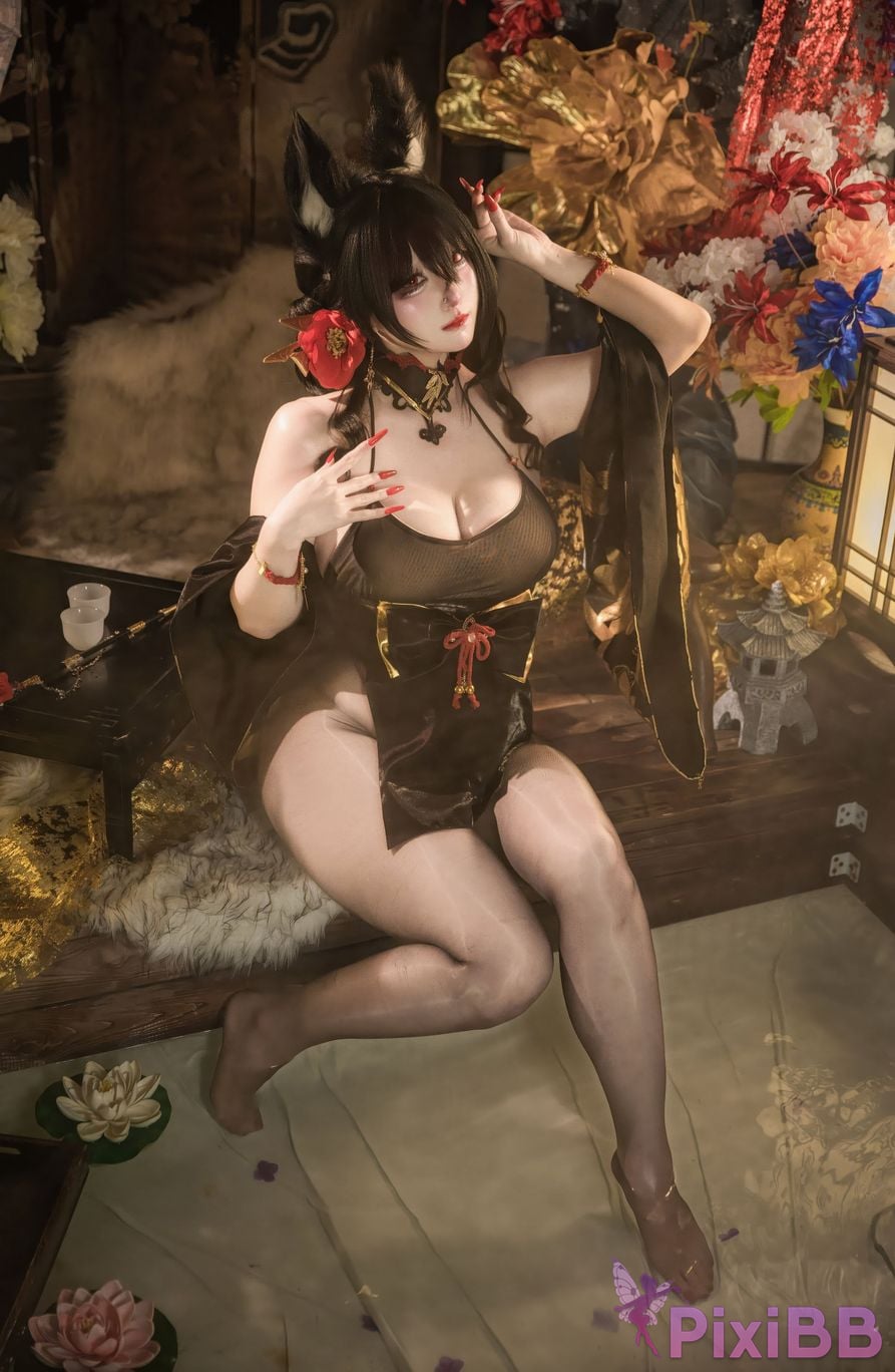 Cosplayer soso swish azur lane Omi PixiBB.COM 025