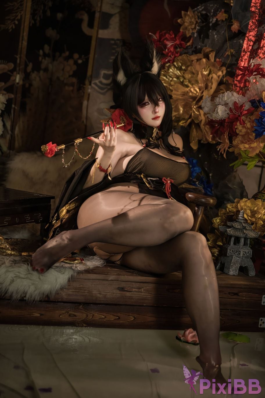 Cosplayer soso swish azur lane Omi PixiBB.COM 028