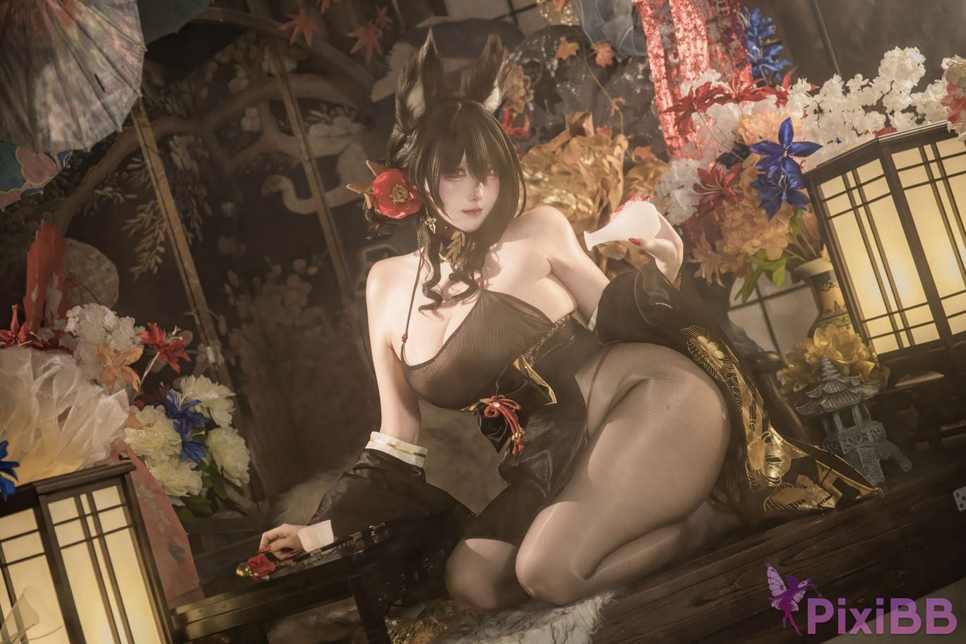 Cosplayer soso swish azur lane Omi PixiBB.COM 030