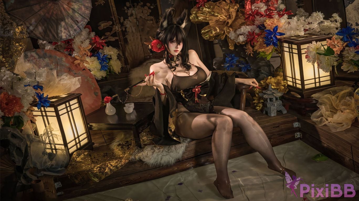 Cosplayer soso swish azur lane Omi PixiBB.COM 039
