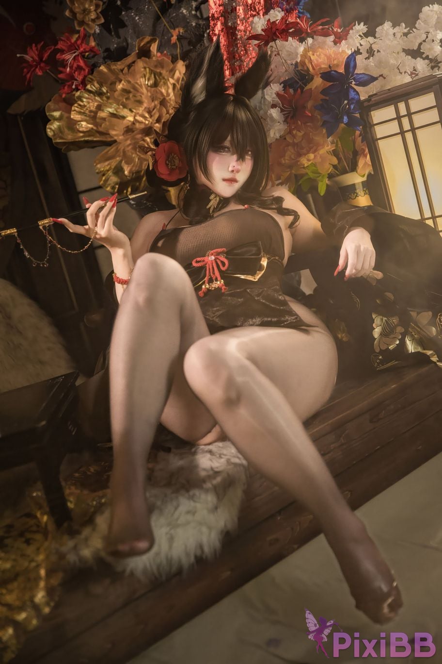 Cosplayer soso swish azur lane Omi PixiBB.COM 040