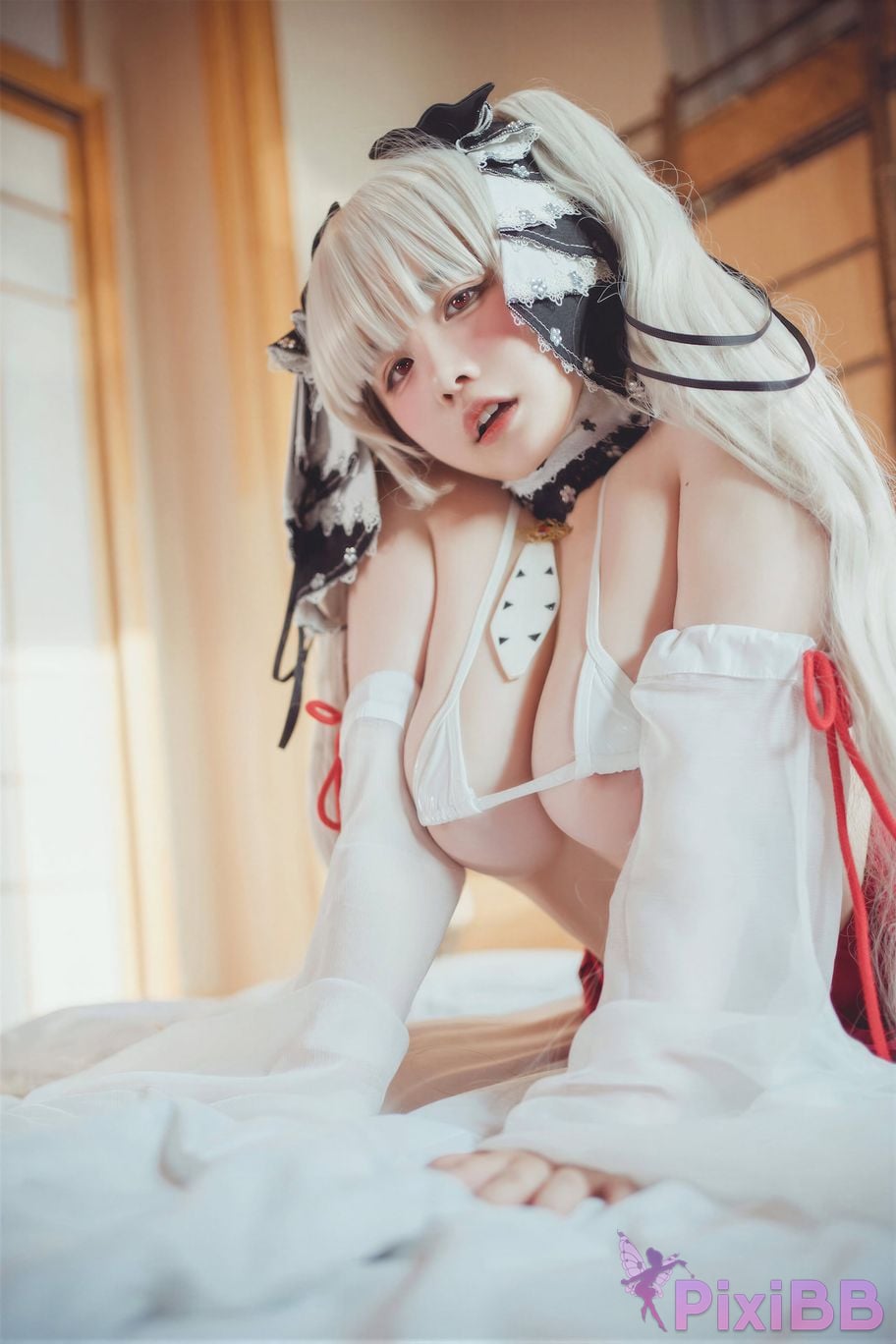 Cosplayer Ah Ban is very happy today azur lane Awesome witch 2 PixiBB.COM 034