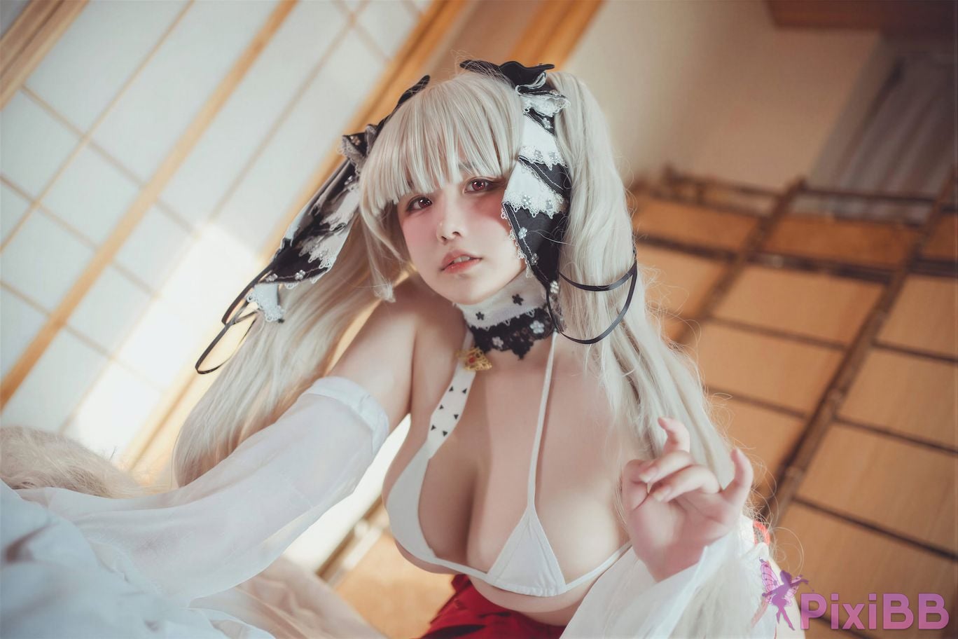 Cosplayer Ah Ban is very happy today azur lane Awesome witch 2 PixiBB.COM 039