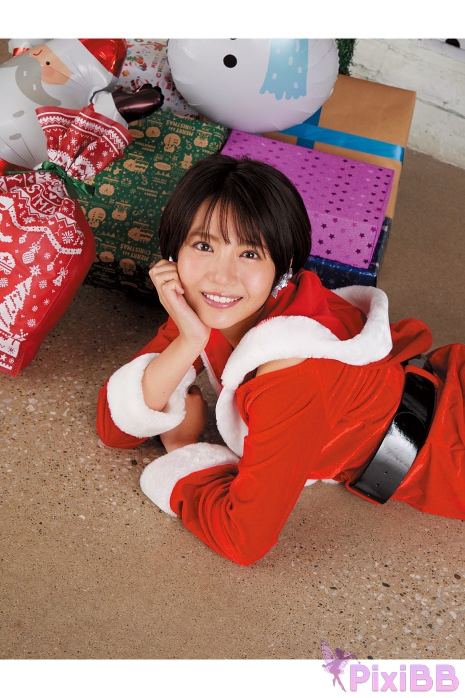 Japanese Idol Moeka Sasaki Moekou Asayu Secret digital photo book Yuletide just the two of us. PixiBB.COM 059