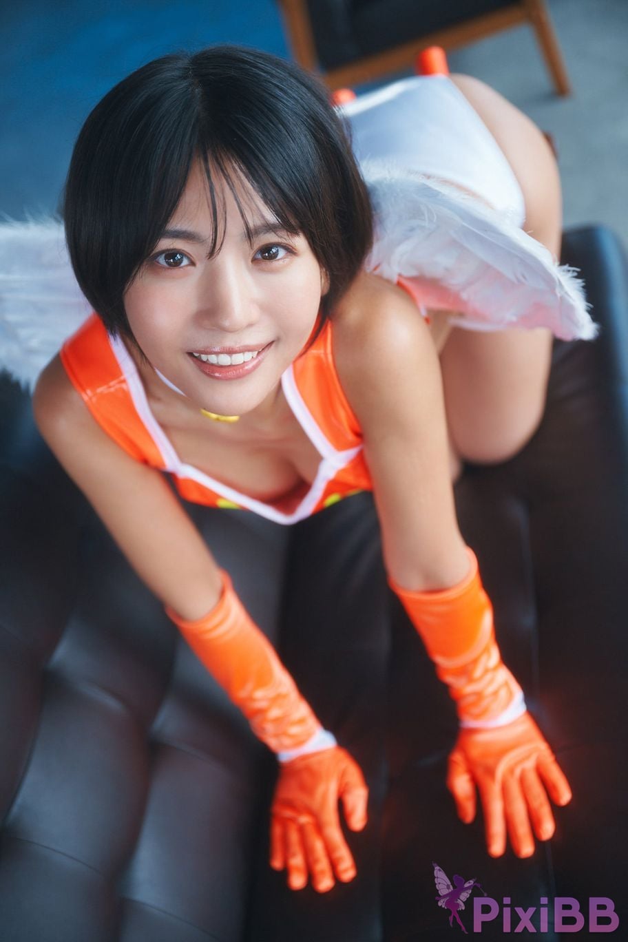 Japanese Idol Moeka Sasaki Moekou Ren Tojo Hiroshi MFG Angels 2023 Yanmaga Azaru YM2023 Issue 45 Unpublished Cut Digital Photo Album PixiBB.COM 030