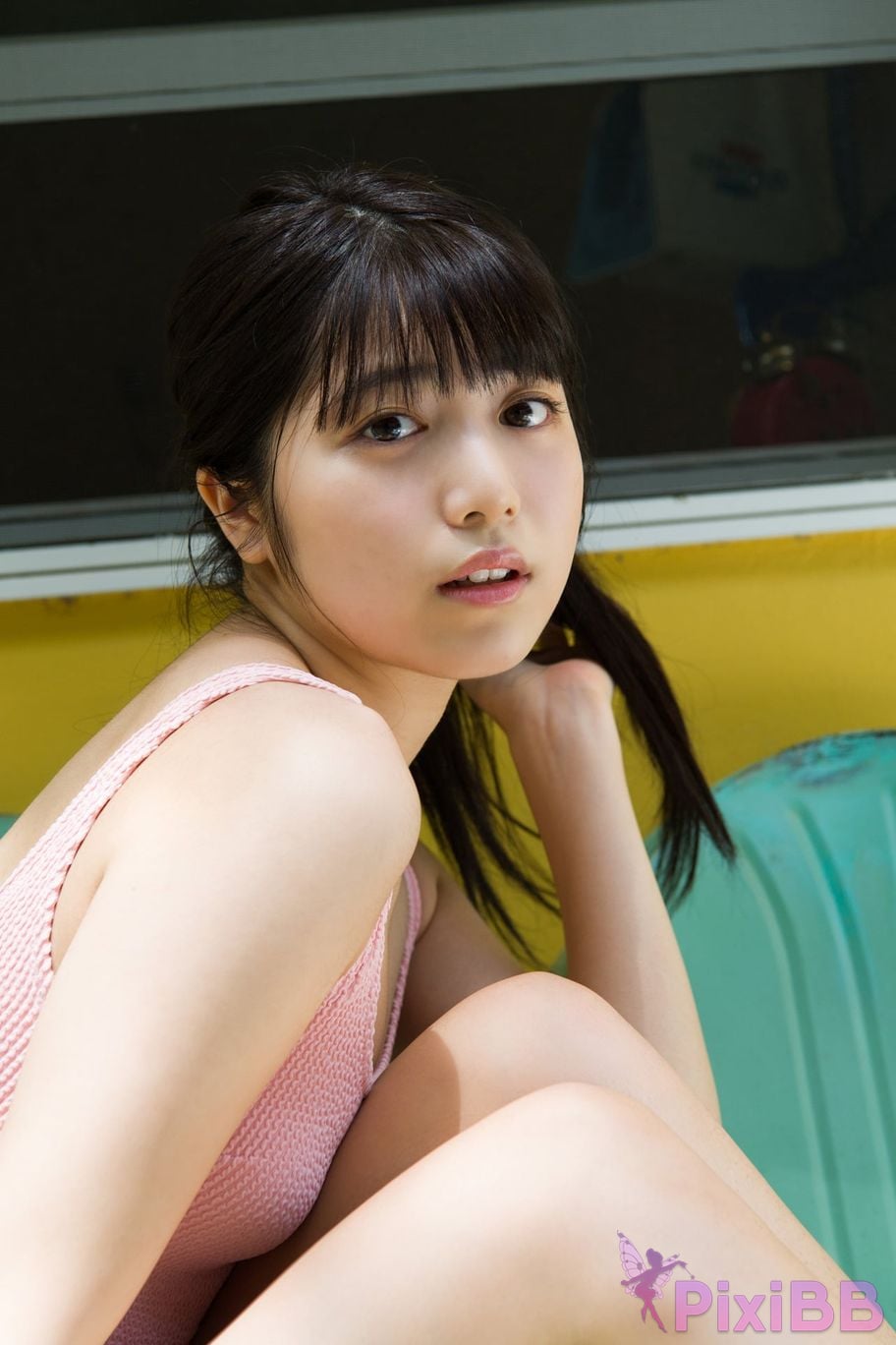 Japanese Idol Rio Yoshida Risakura cartoon action digital photo collection transparent summer PixiBB.COM 021