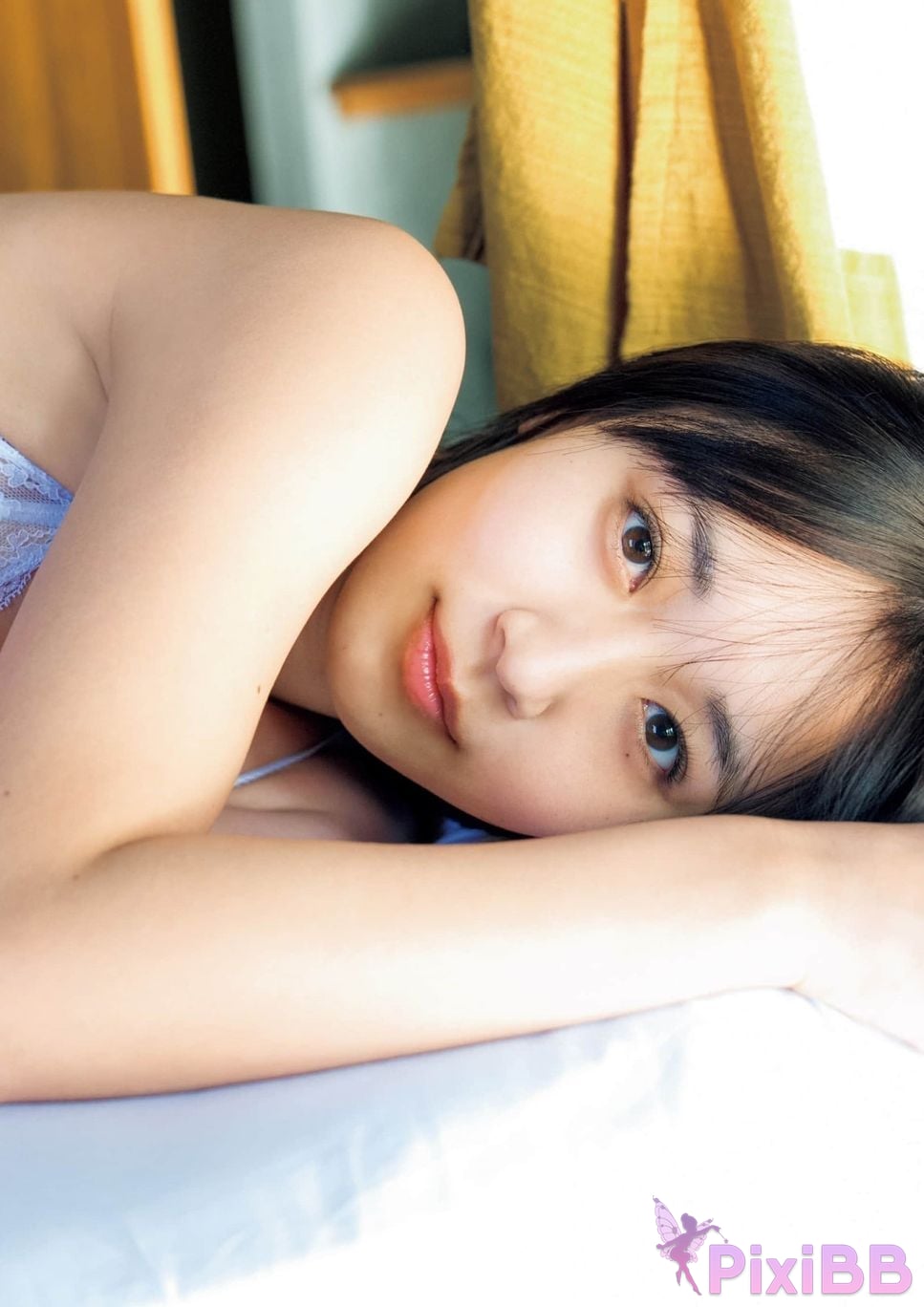 Japanese Idol Aoi Mizobata gou duan kui 1st photo collection Stay blue PixiBB.COM 061
