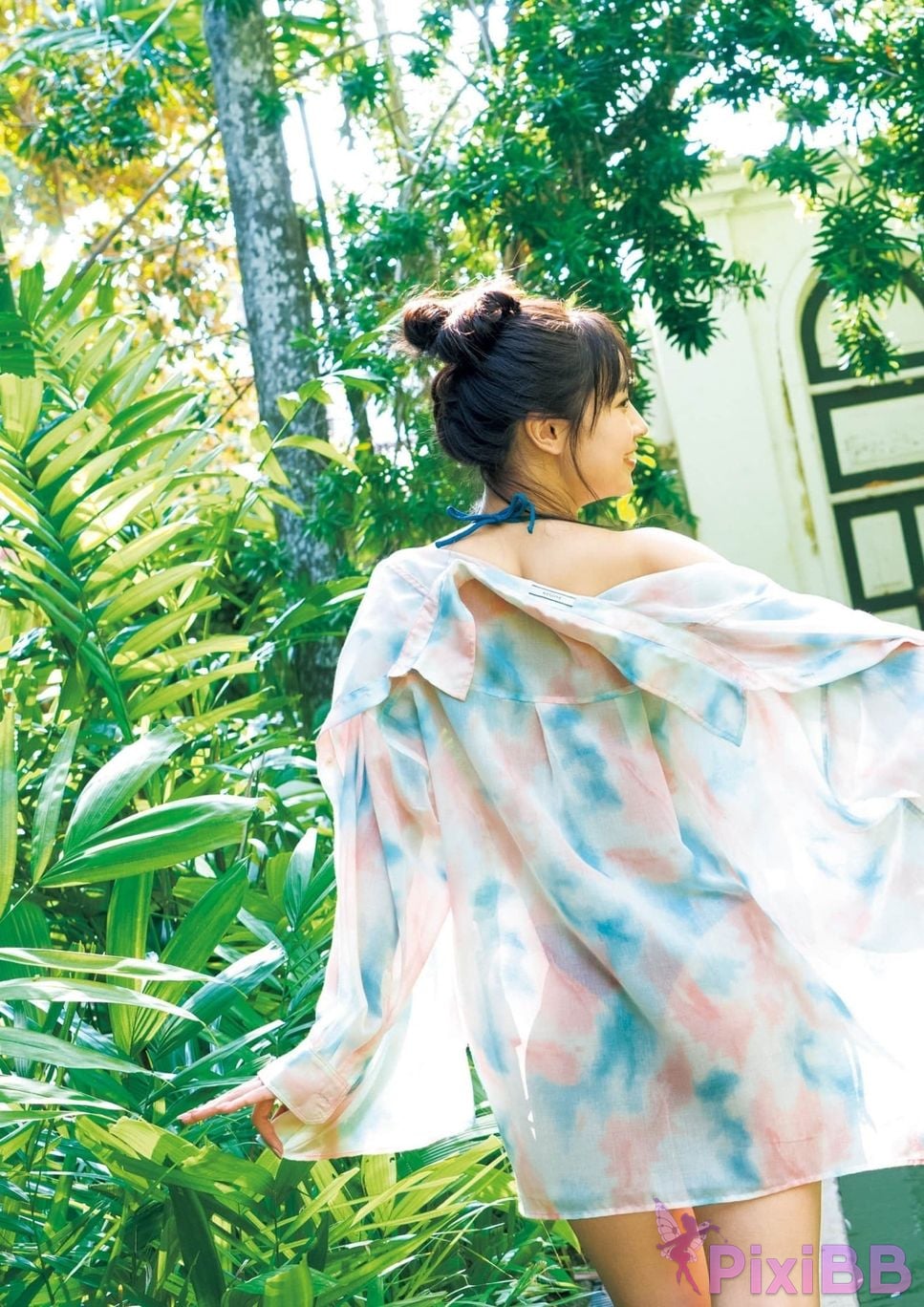 Japanese Idol Aoi Mizobata gou duan kui 1st photo collection Stay blue PixiBB.COM 078