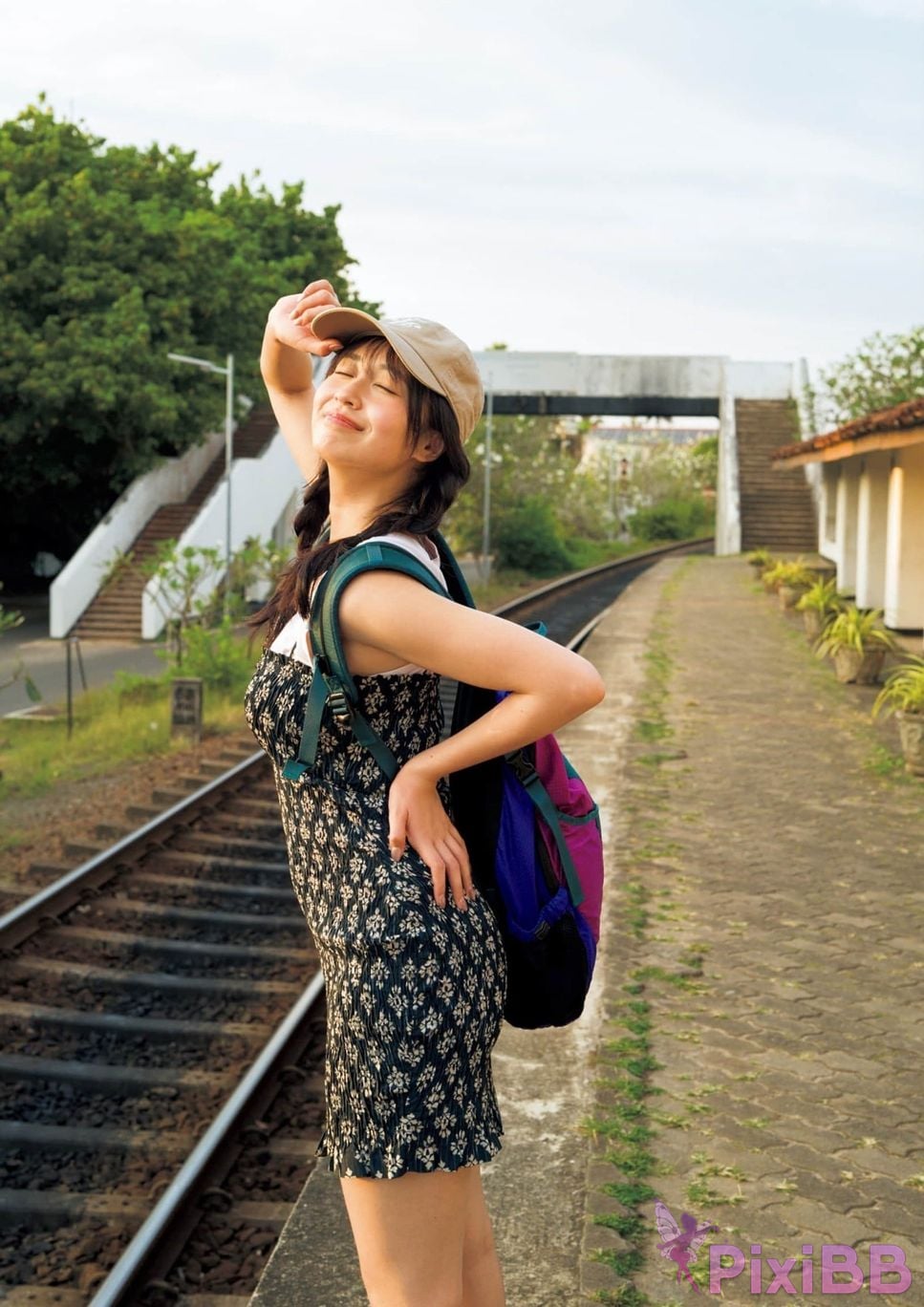 Japanese Idol Aoi Mizobata gou duan kui 1st photo collection Stay blue PixiBB.COM 092