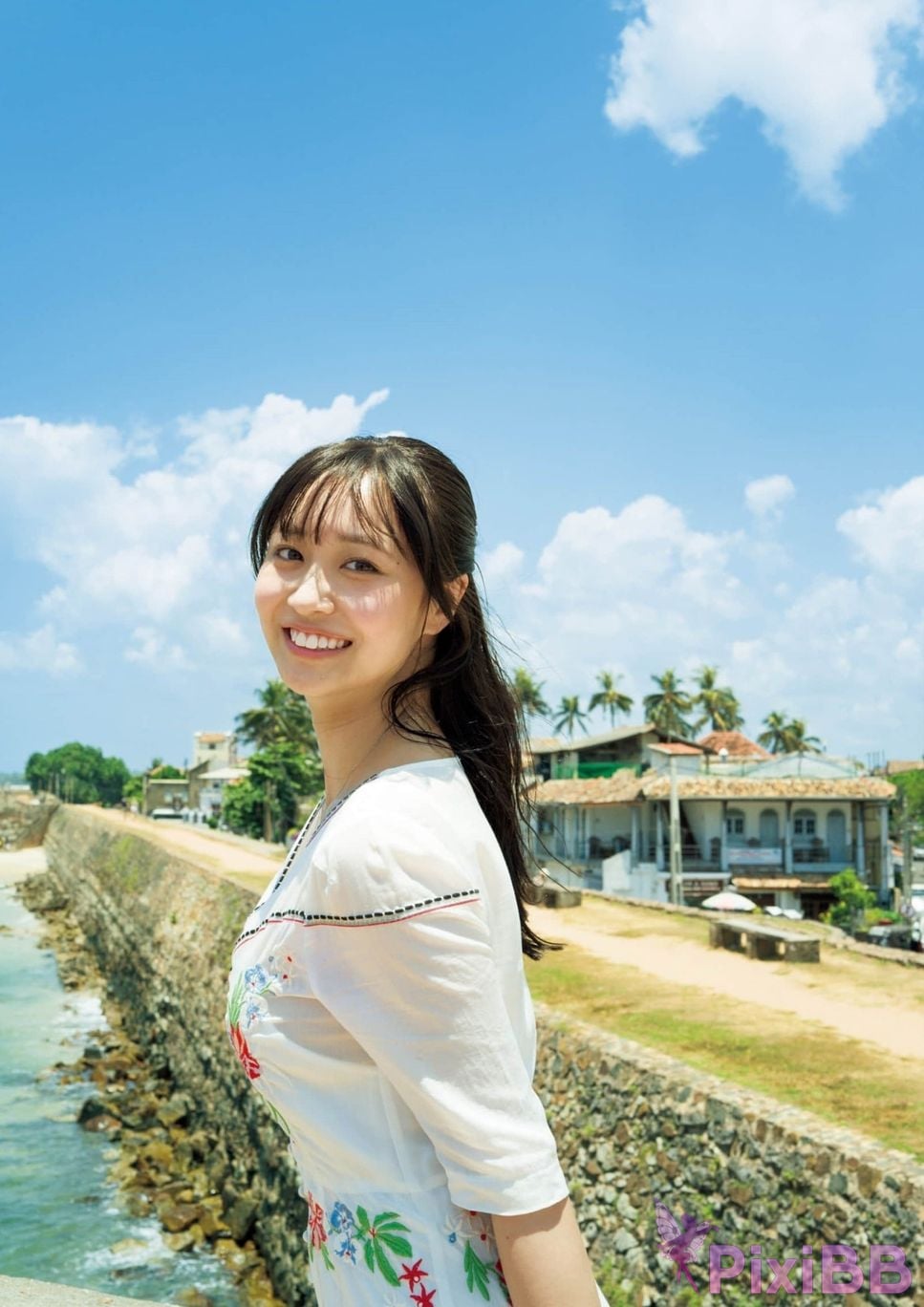 Japanese Idol Aoi Mizobata gou duan kui 1st photo collection Stay blue PixiBB.COM 124