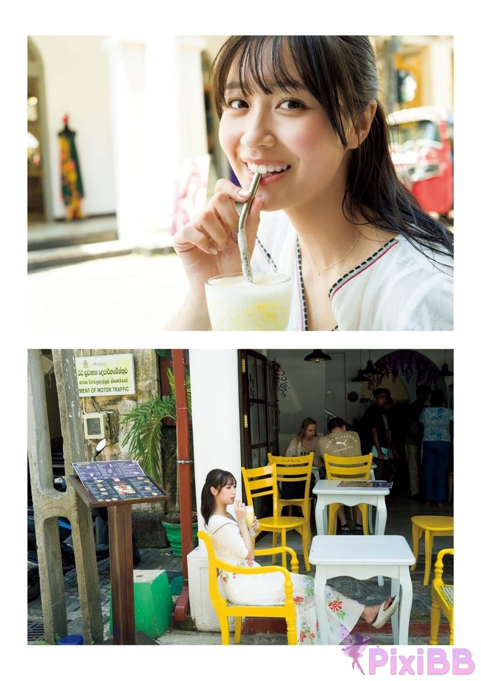 Japanese Idol Aoi Mizobata gou duan kui 1st photo collection Stay blue PixiBB.COM 128