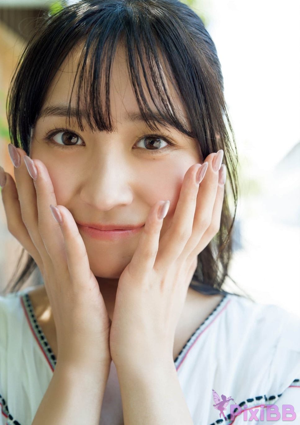 Japanese Idol Aoi Mizobata gou duan kui 1st photo collection Stay blue PixiBB.COM 131