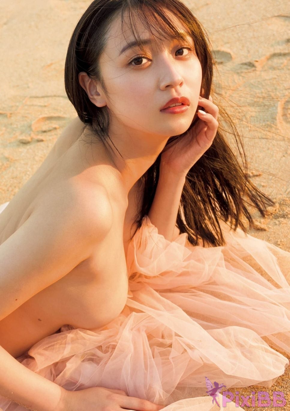 Japanese Idol Aoi Mizobata gou duan kui 1st photo collection Stay blue PixiBB.COM 150