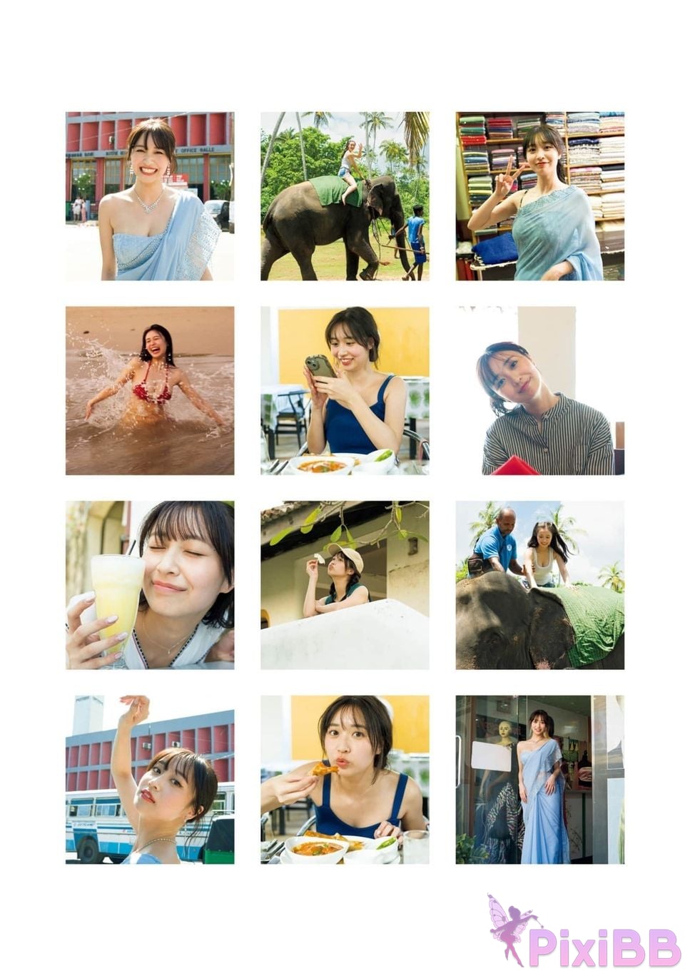 Japanese Idol Aoi Mizobata gou duan kui 1st photo collection Stay blue PixiBB.COM 155