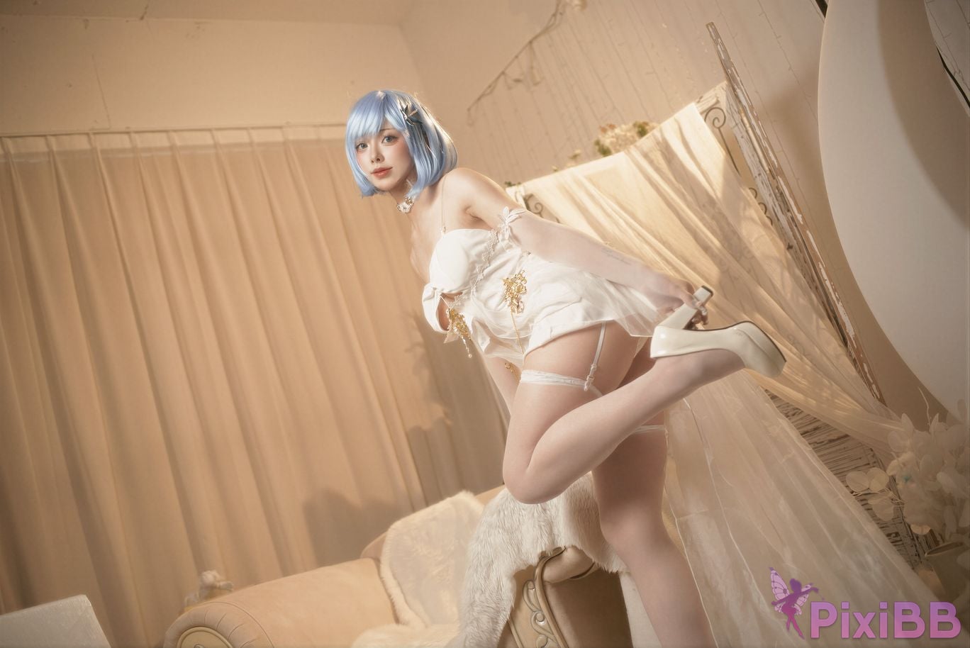 Cosplayer Futa Maeno azur lane Chapayev PixiBB.COM 015