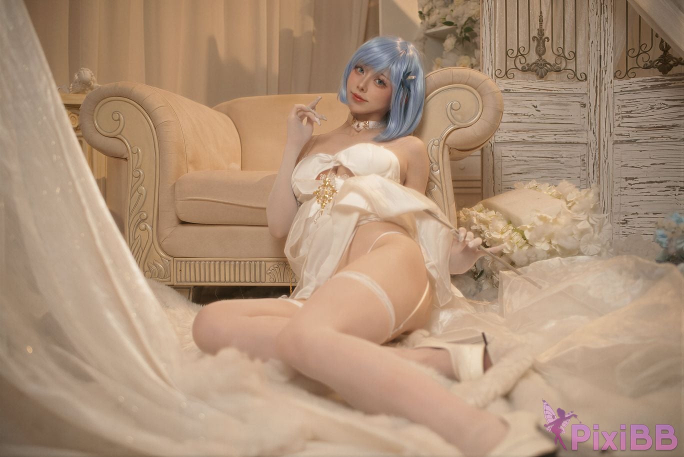 Cosplayer Futa Maeno azur lane Chapayev PixiBB.COM 036