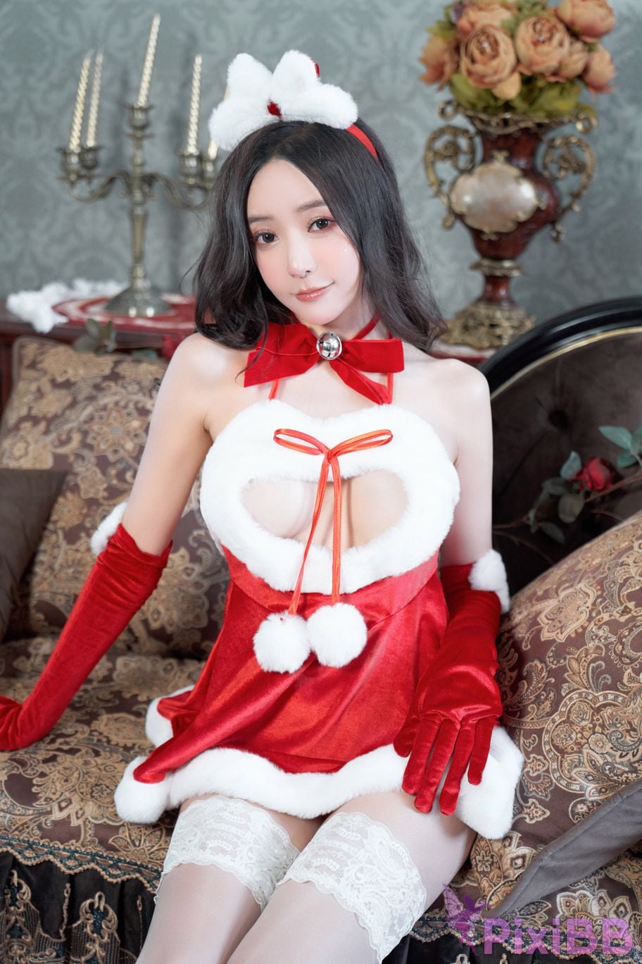 No watermark for in app purchases Wang Xinyao Yanni Christmas costumes PixiBB.COM 015
