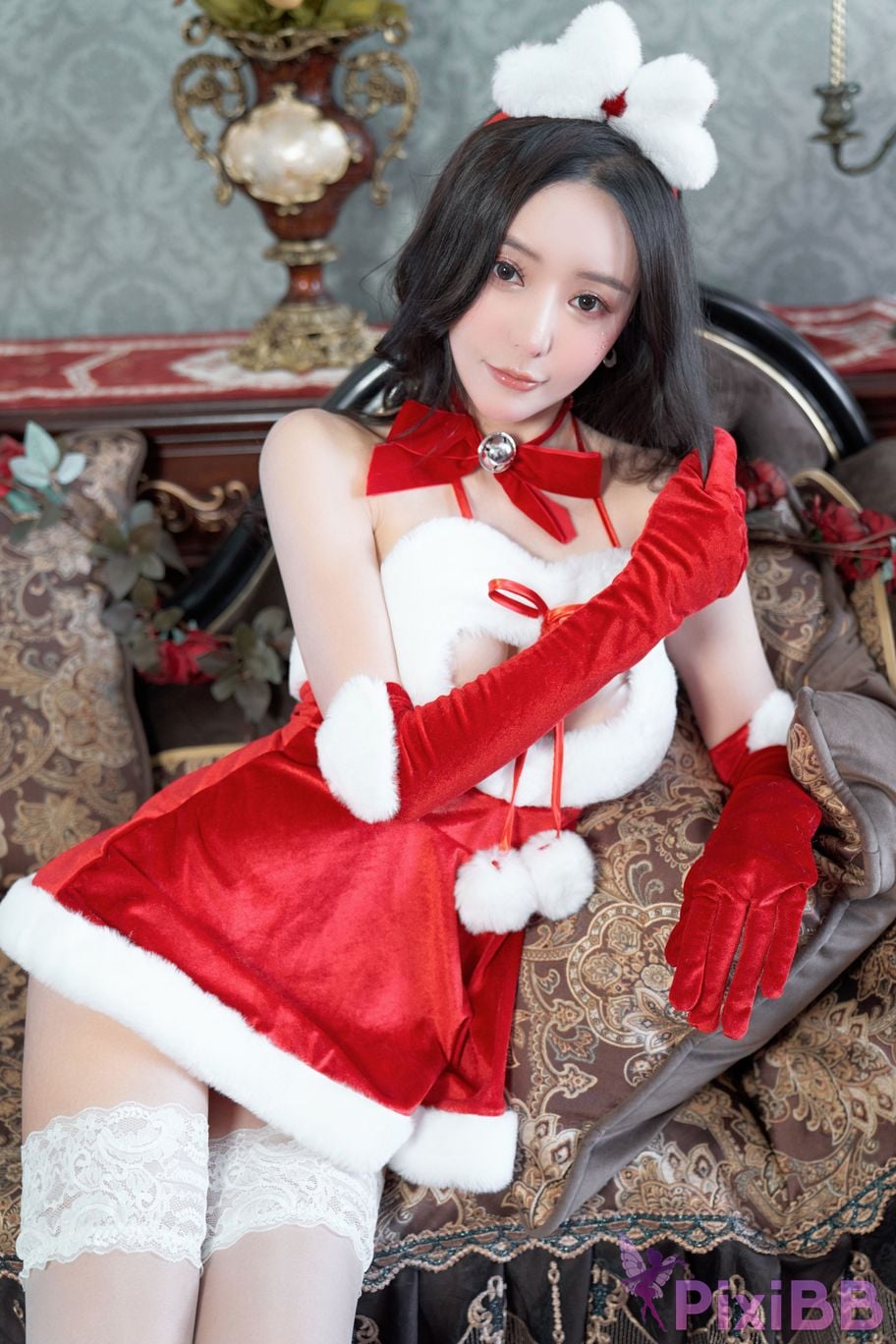 No watermark for in app purchases Wang Xinyao Yanni Christmas costumes PixiBB.COM 021