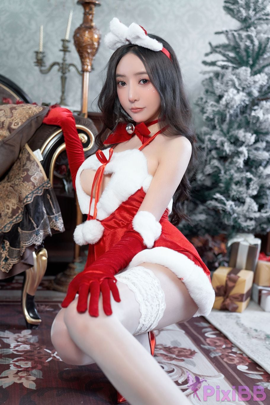 No watermark for in app purchases Wang Xinyao Yanni Christmas costumes PixiBB.COM 053