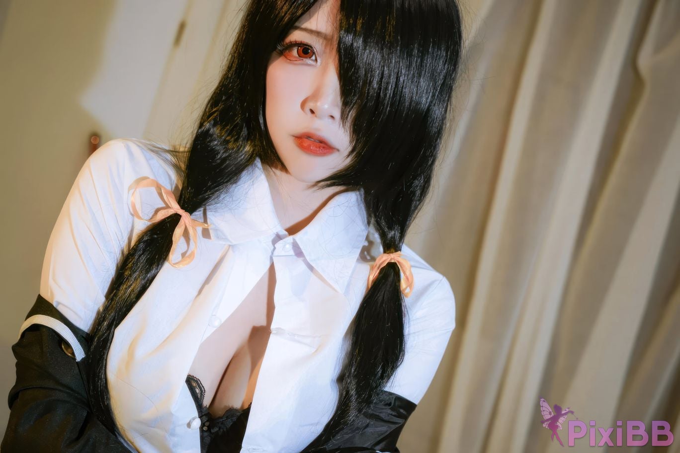 Cosplayer Second Assistant Nisa Tokisaki Kurumi uniform PixiBB.COM 018