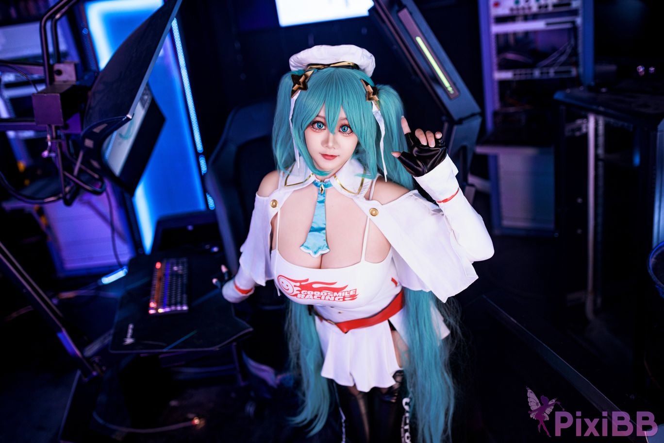 Cosplayer A Xuexue racing MIKU PixiBB.COM 008