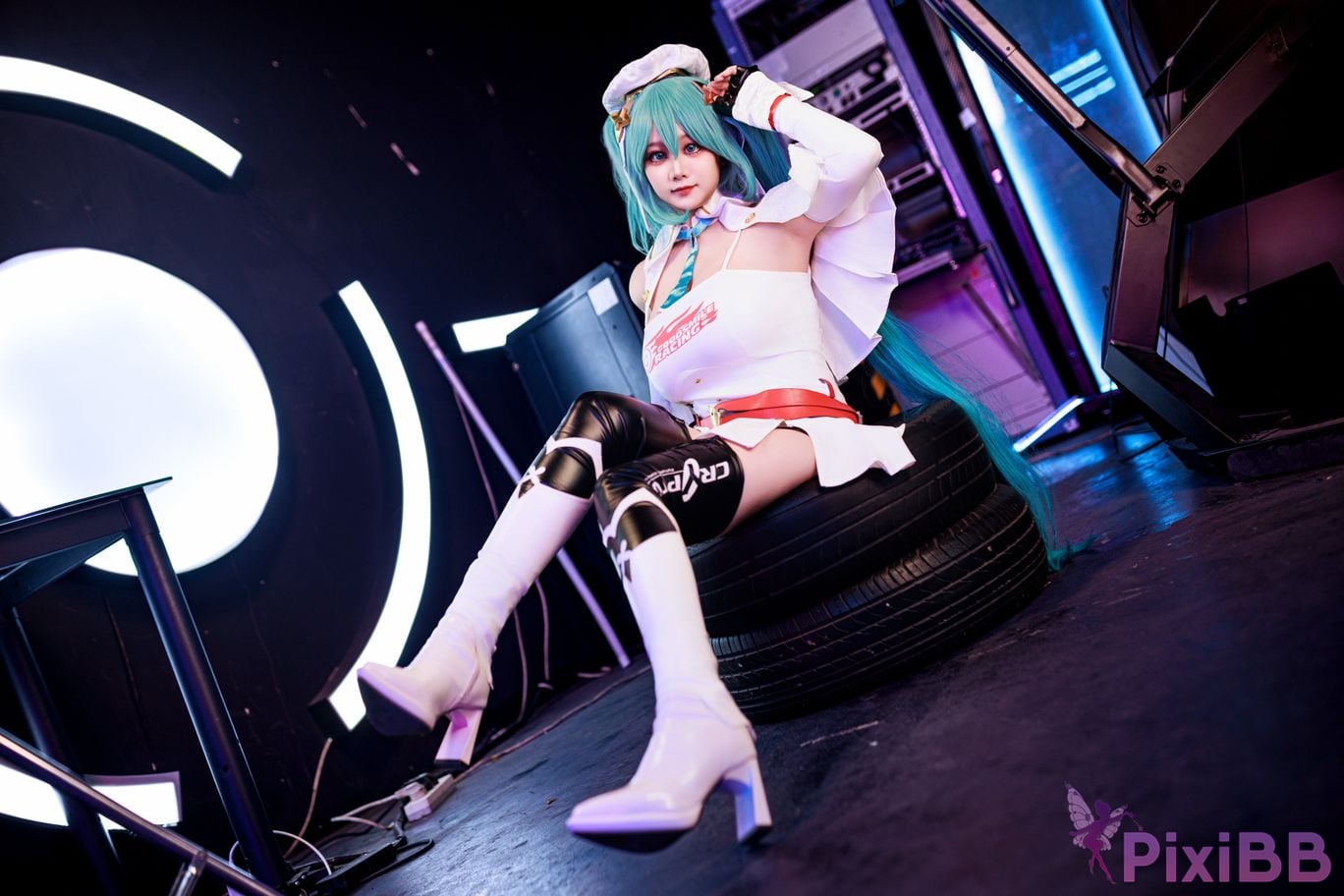 Cosplayer A Xuexue racing MIKU PixiBB.COM 018