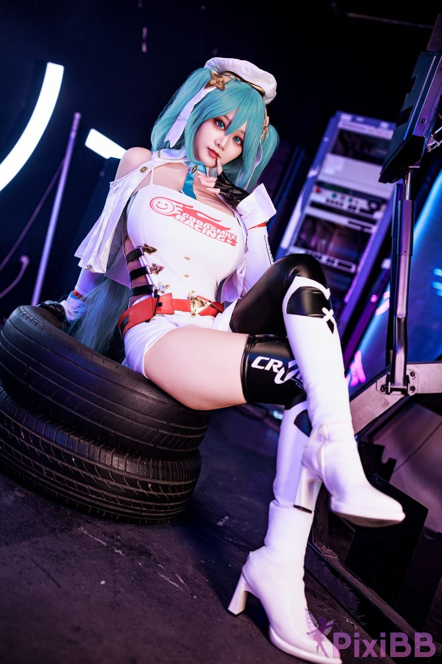 Cosplayer A Xuexue racing MIKU PixiBB.COM 020